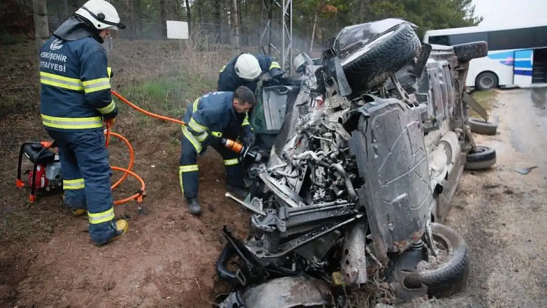 Eskişehir’de zincirleme trafik kazası meydana geldi