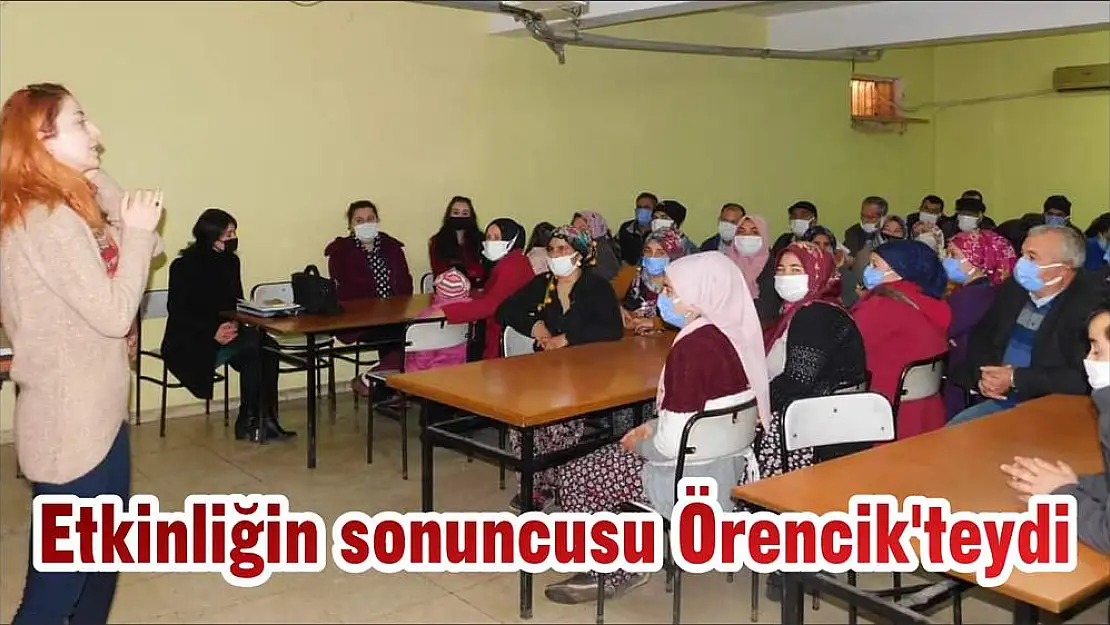 Etkinliğin sonuncusu Örencik'teydi