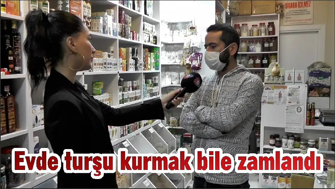 Evde turşu kurmak bile zamlandı