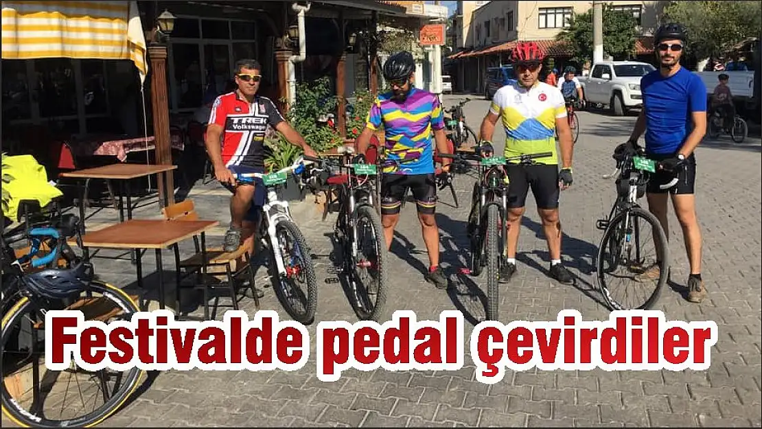 Festivalde pedal çevirdiler