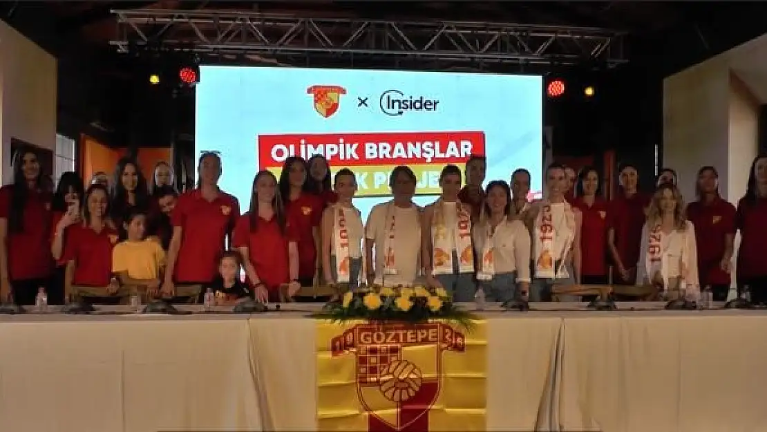 Göztepe ile Insider Olimpik branşlarda anlaşma sağladı