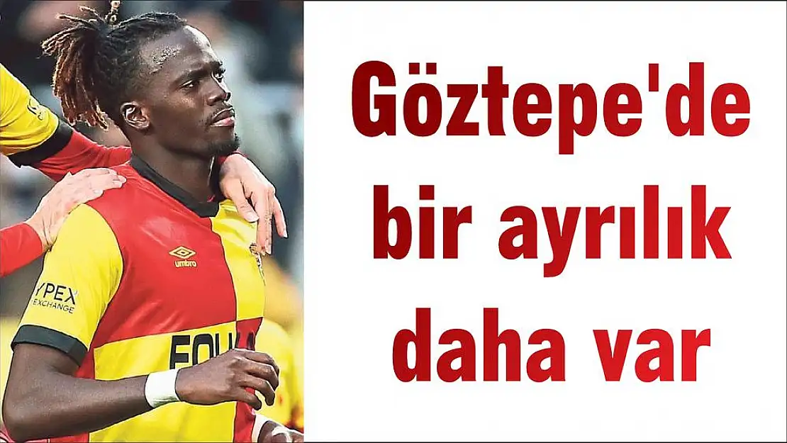 Göztepe'de bir ayrılık daha var