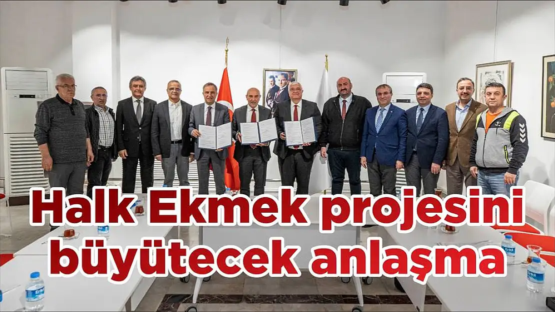 Halk Ekmek projesini büyütecek anlaşma