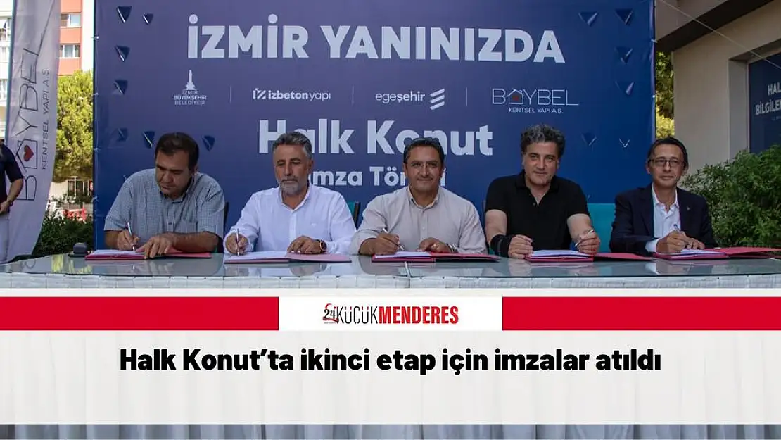 Halk Konut'ta ikinci etap için imzalar atıldı