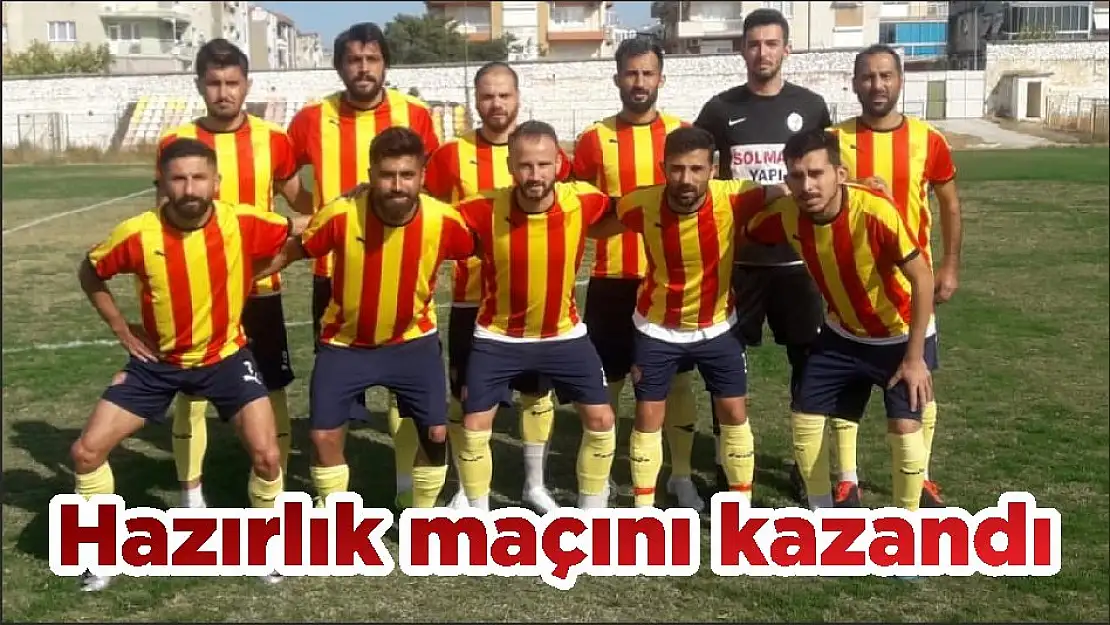 Hazırlık maçını kazandı