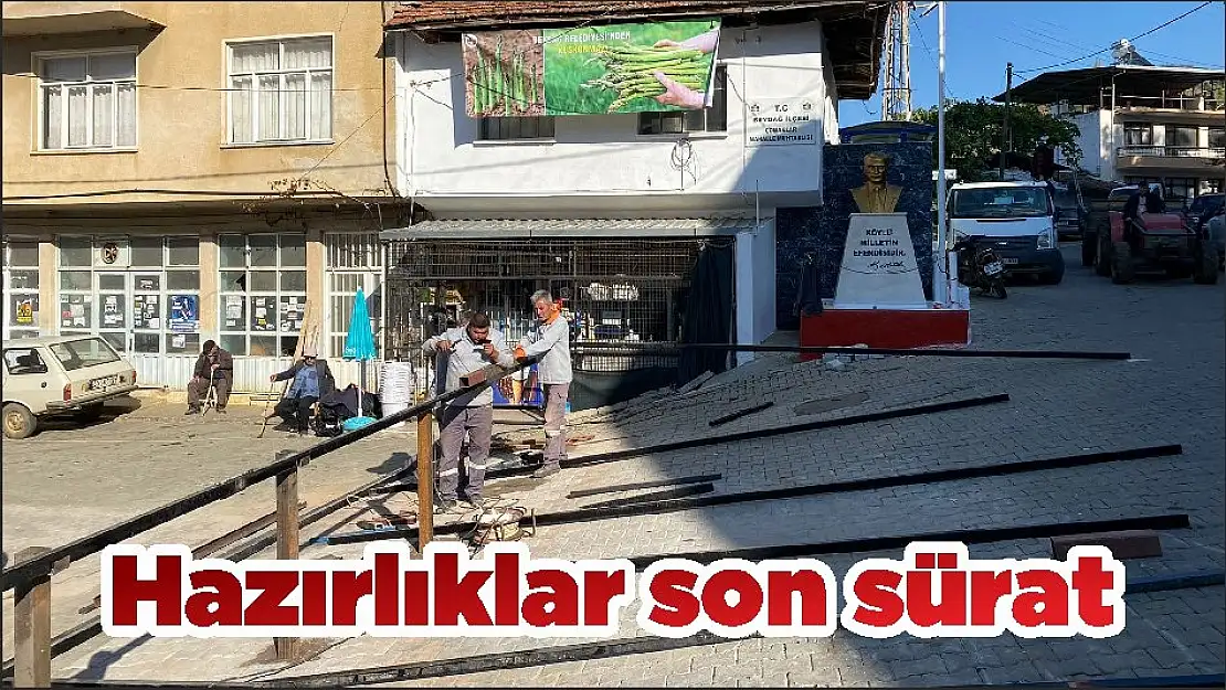 Hazırlıklar son sürat