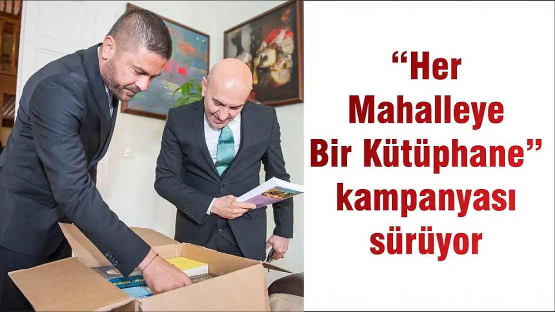 'Her Mahalleye Bir Kütüphane' kampanyası sürüyor