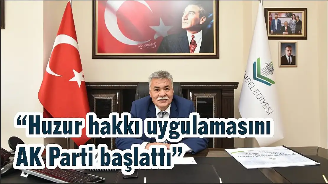 'Huzur hakkı uygulamasını AK Parti başlattı'