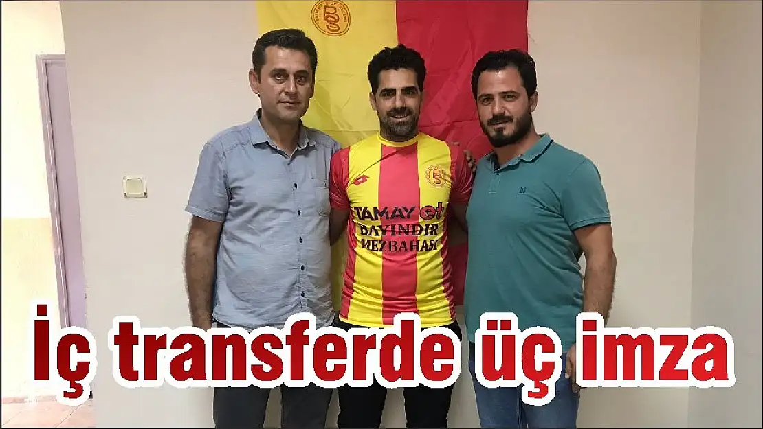 İç transferde üç imza