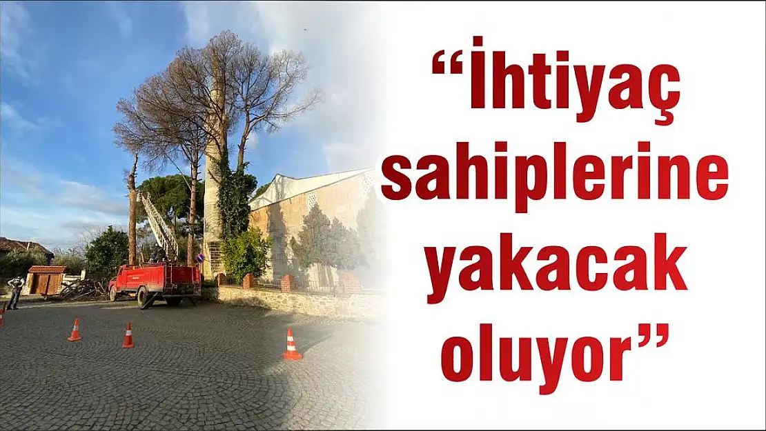 'İhtiyaç sahiplerine yakacak oluyor'