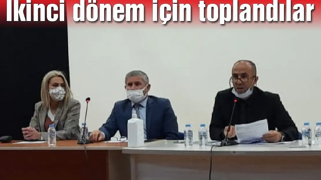 İkinci dönem için toplandılar