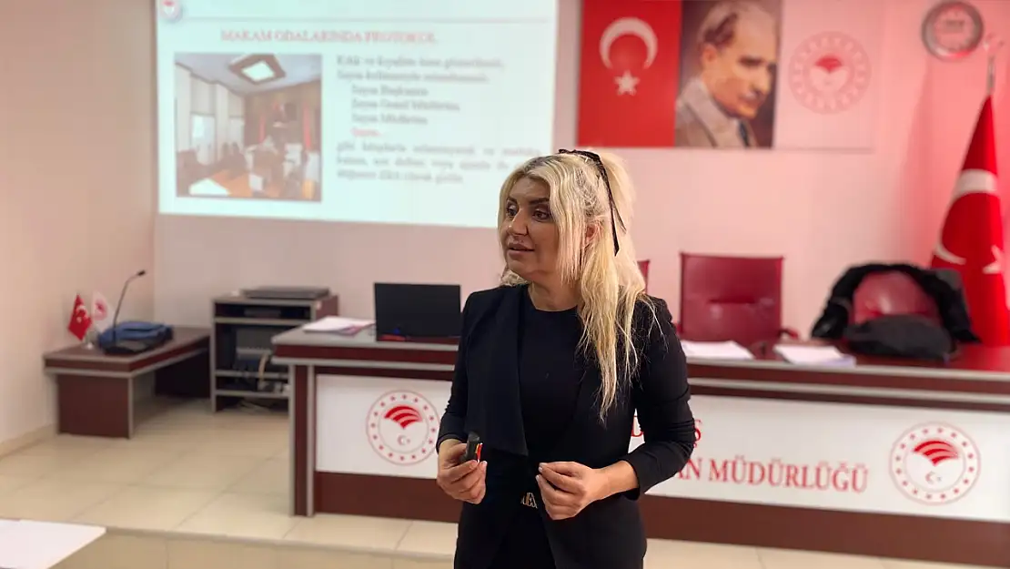 İlçe Tarım Personeline İletişim ve Protokol Eğitimi