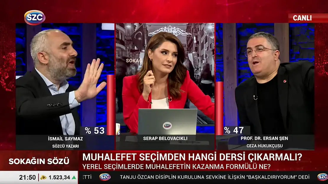 İsmail Saymaz’dan Ersan Şen’e: “oy verdiğin adam Erdoğan’ın yanında”