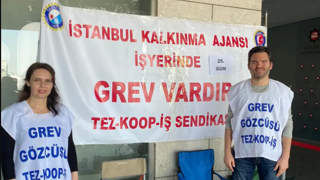 İstanbul Kalkınma Ajansı Grevi Devam Ediyor