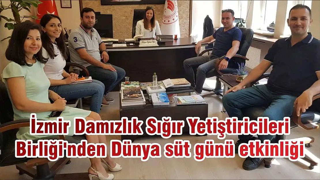 İzmir Damızlık Sığır Yetiştiricileri Birliği'nden Dünya süt günü etkinliği