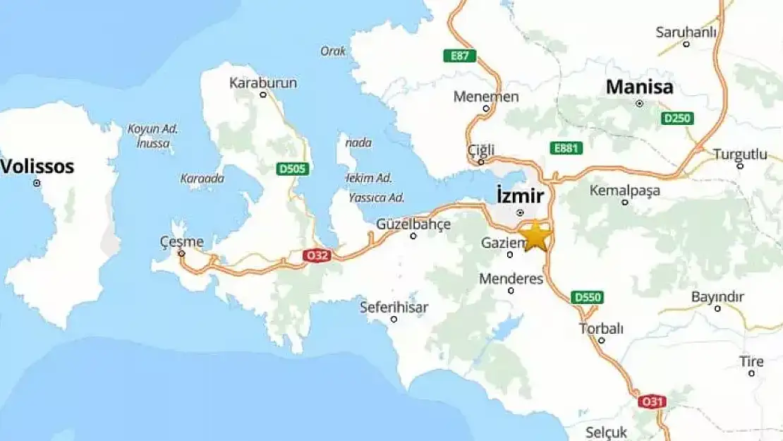 İzmir’ de deprem. Merkez üssü Buca…