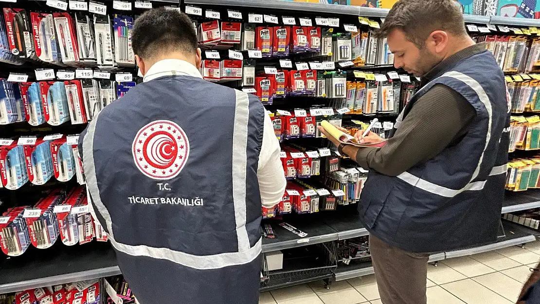 İzmir'de Kırtasiye Ürünlerine Fiyat ve Güvenlik Denetimi