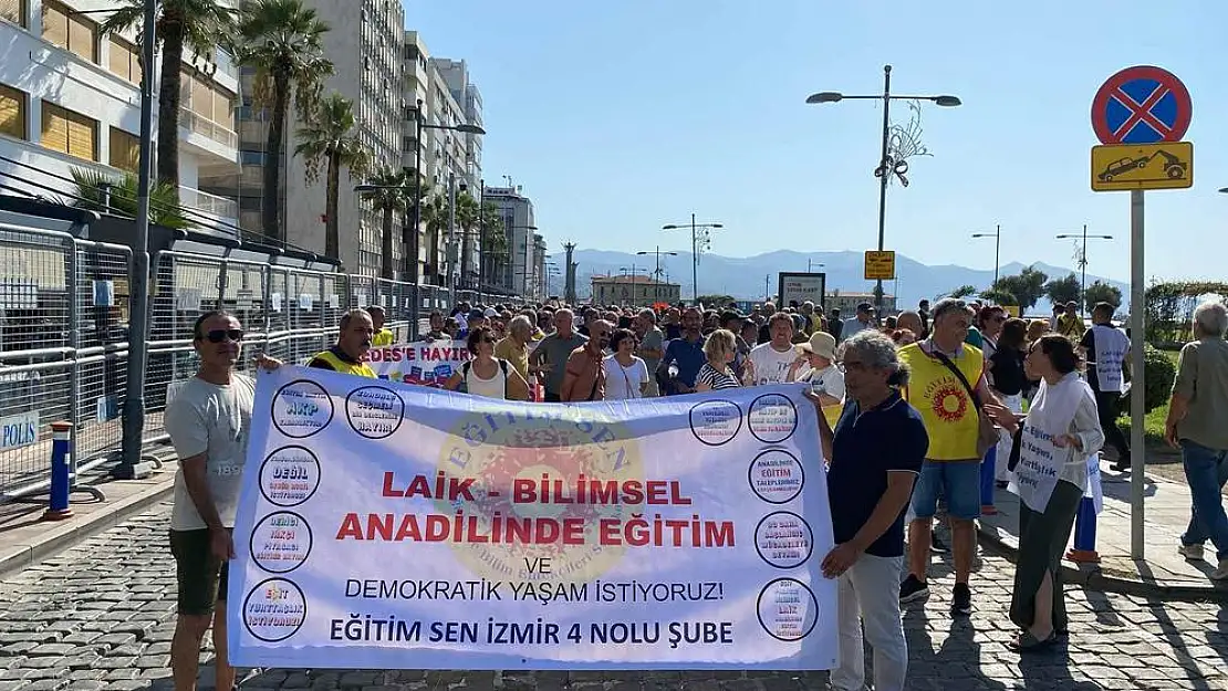 İzmir'de ÇEDES Projesi'ne tepki yürüyüşü başladı