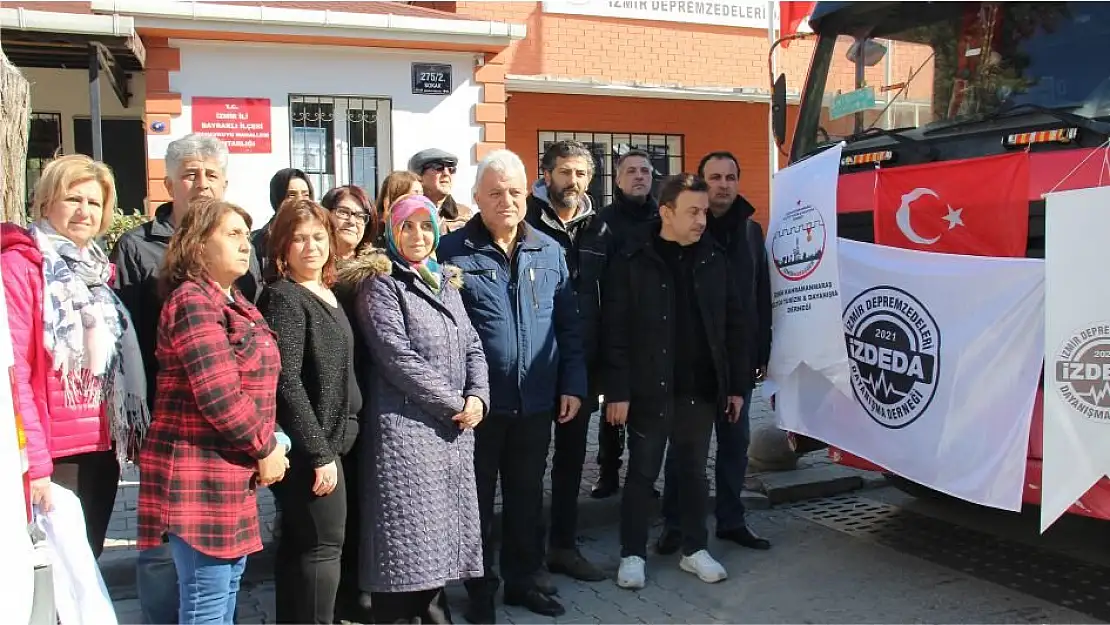 İZMİR’DEN DEPREM BÖLGESİNE EN ANLAMLI YARDIM