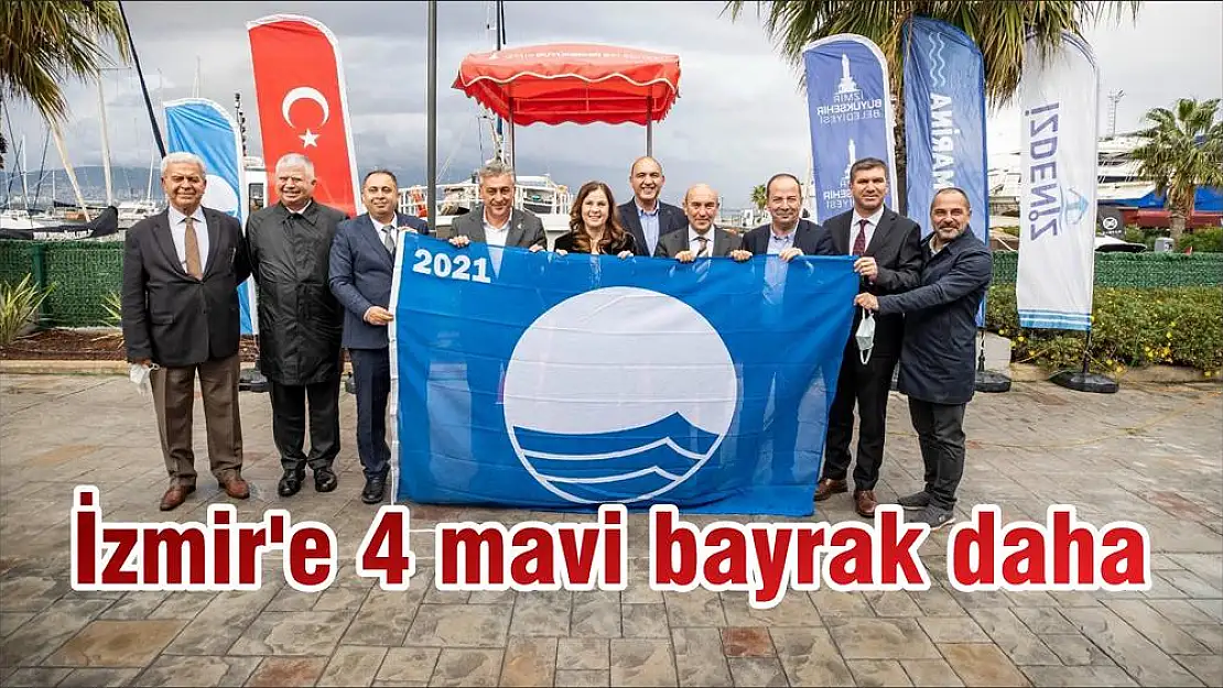 İzmir'e 4 mavi bayrak daha