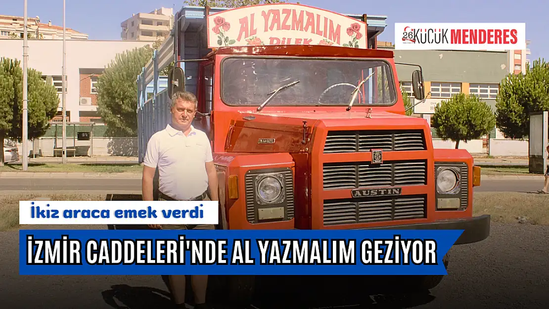 İzmir’in caddelerinde al yazmalım rüzgarı esiyor