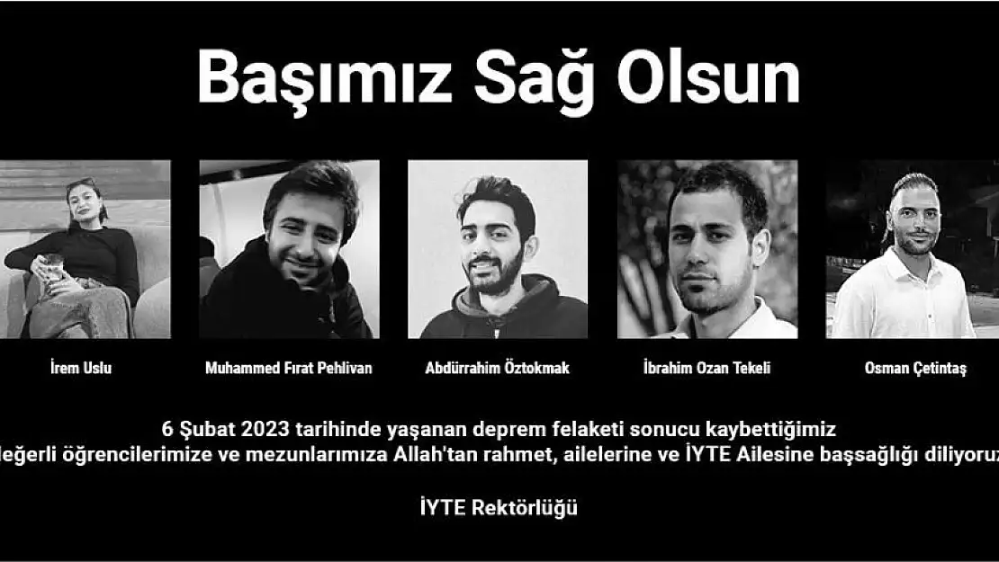 İZMİR’İN ÜNİVERSİTELERİNDE DEPREM ACISI: 39 VEFAT