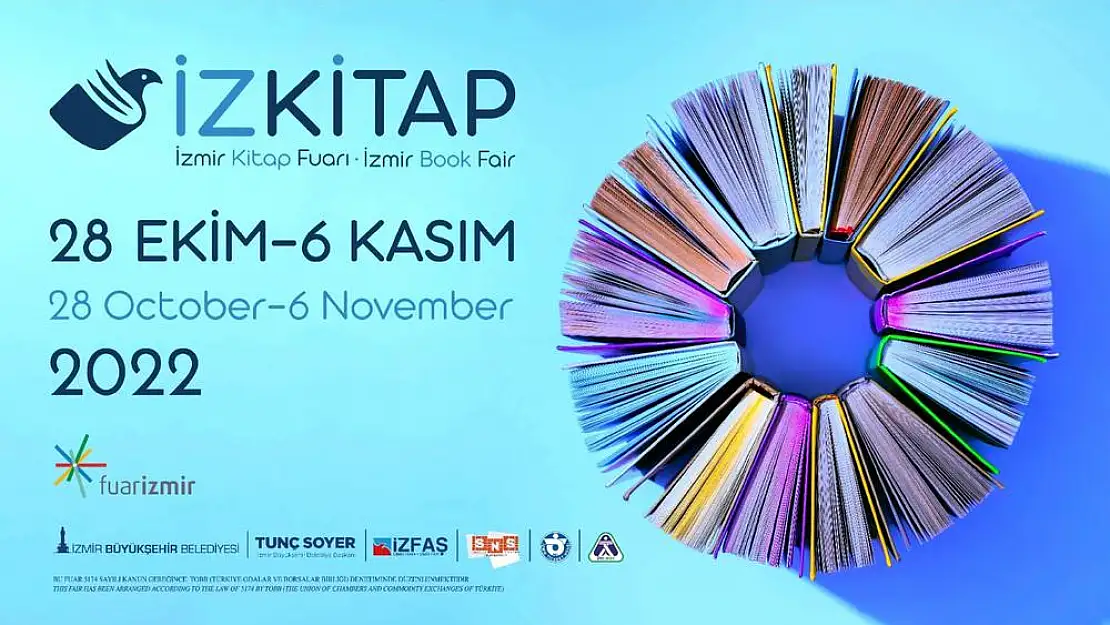 İzmir'in yeni kitap fuarı İZKİTAP 28 Ekim'de açılıyor