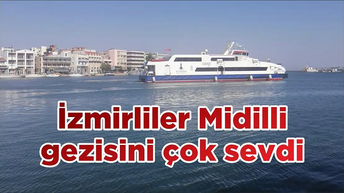 İzmirliler Midilli gezisini çok sevdi