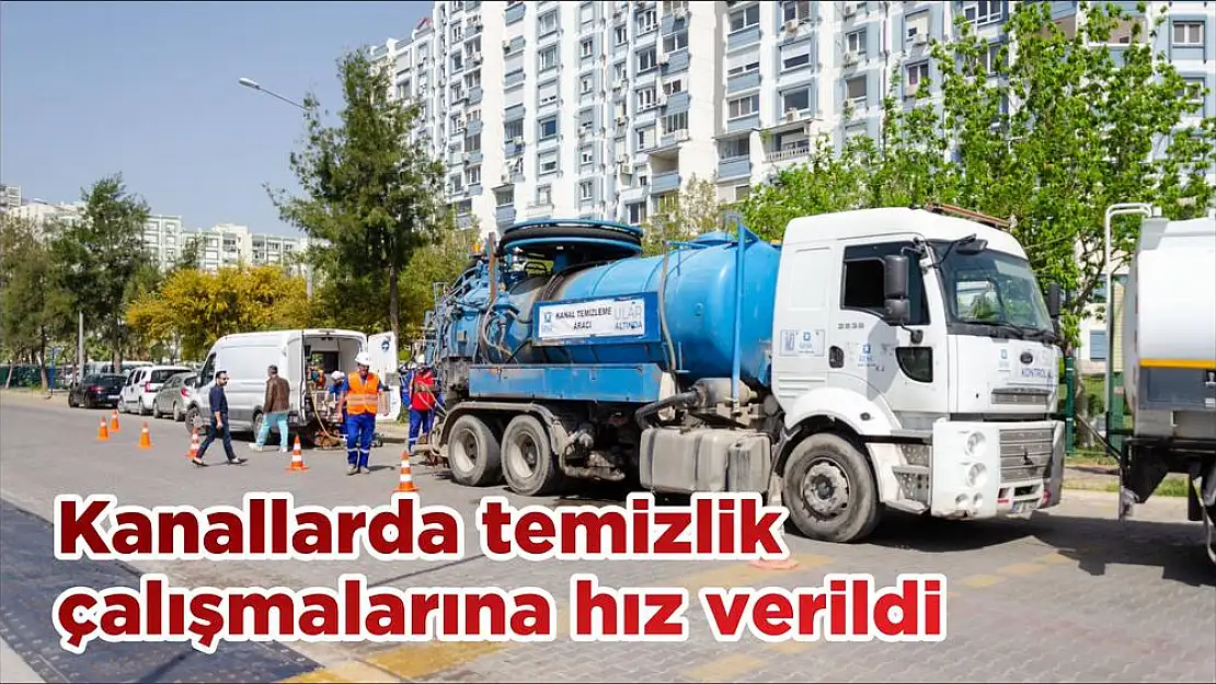 Kanallarda temizlik çalışmalarına hız verildi