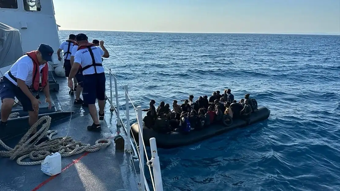 Karaburun’da 41 kişilik düzensiz göçmen grubu bulundu