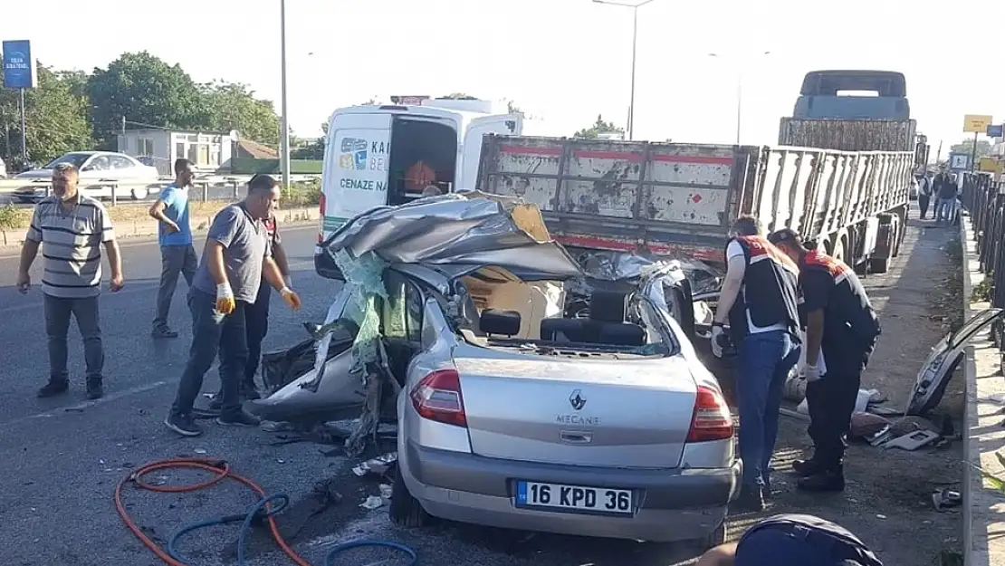 Karacabey’de Meydana Gelen Trafik Kazasındaki Tır Sürücüsü Tutuklandı