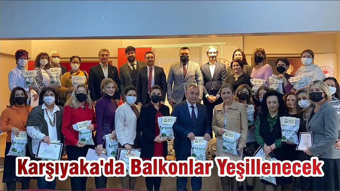 Karşıyaka'da Balkonlar Yeşillenecek