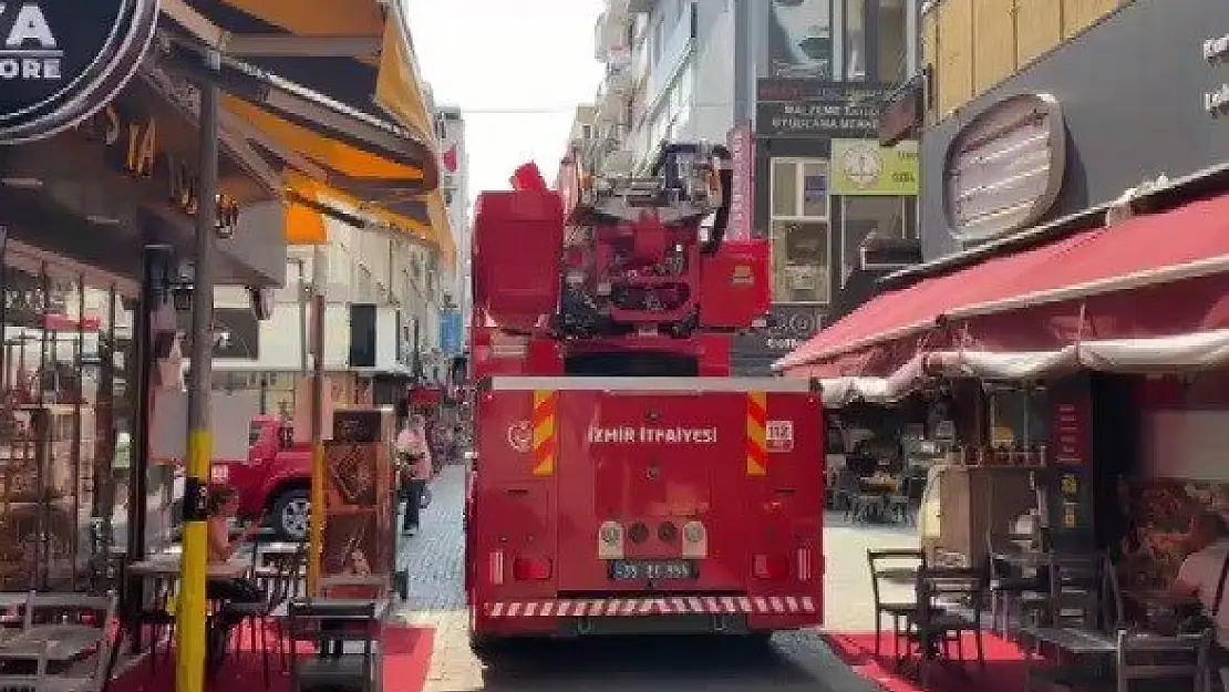 Karşıyaka’da yangın