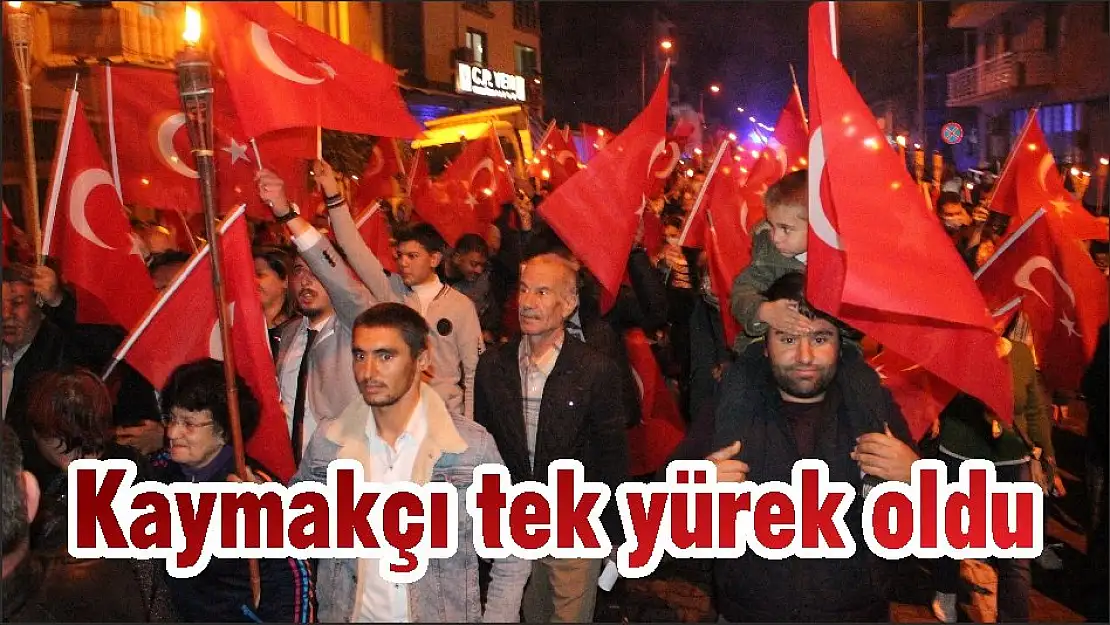 Kaymakçı tek yürek oldu