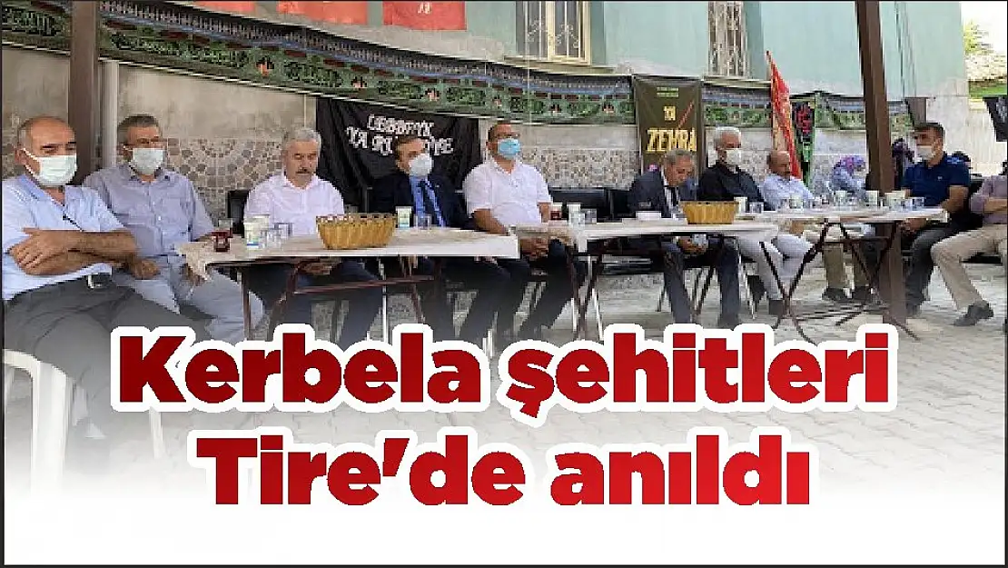 Kerbela şehitleri Tire'de anıldı