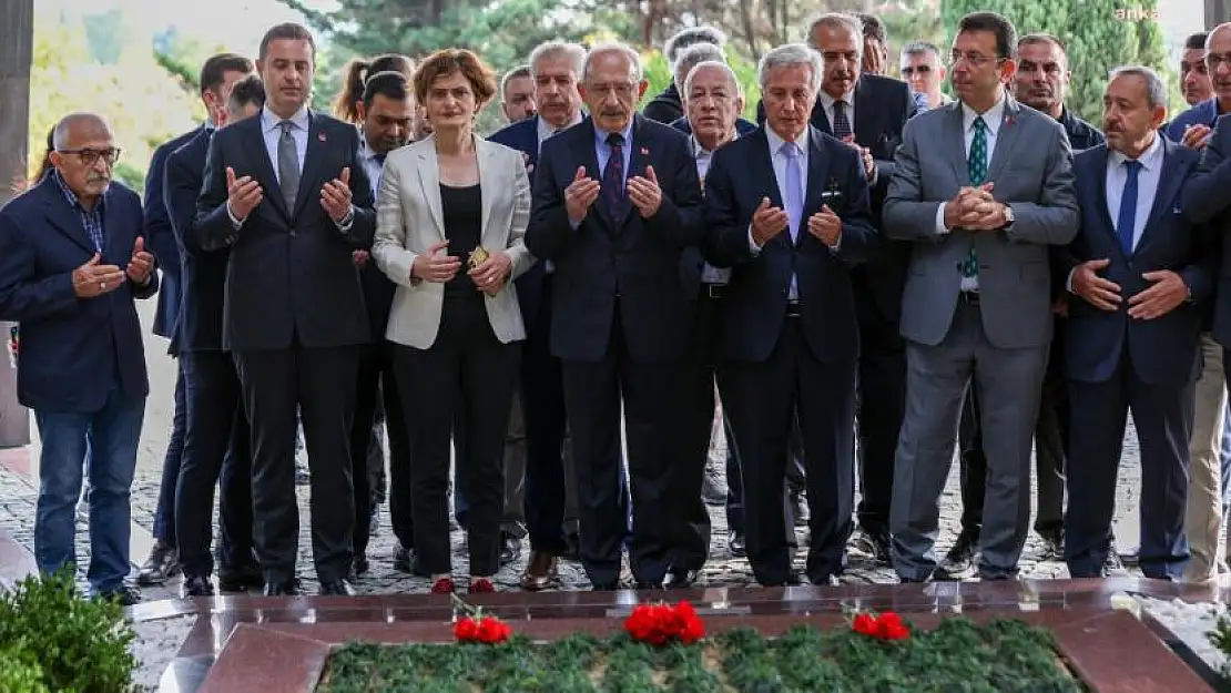 Kılıçdaroğlu, İmamoğlu ve Kaftancıoğlu’dan Menderes’in mezarına ziyaret