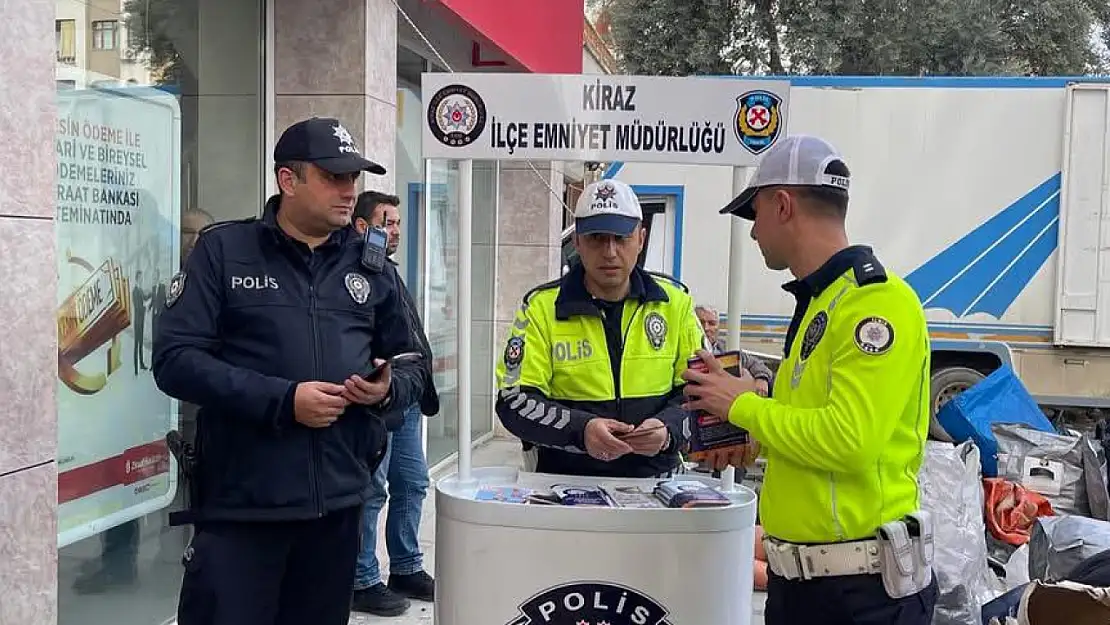 Kiraz'da Dolandırıcılık ve Trafik Güvenliği İçin Farkındalık Çalışması