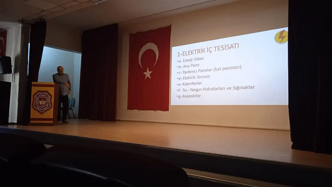 Kiraz'da İş Ekipmanları Periyodik Kontrolleri Hakkında Bilgilendirme Semineri Düzenlendi