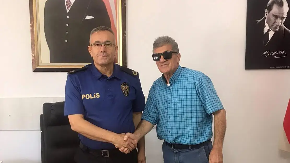 KİRAZ'DA TECRÜBELİ EMNİYET MÜDÜRÜ EŞREF ACAR GÖREVE BAŞLADI