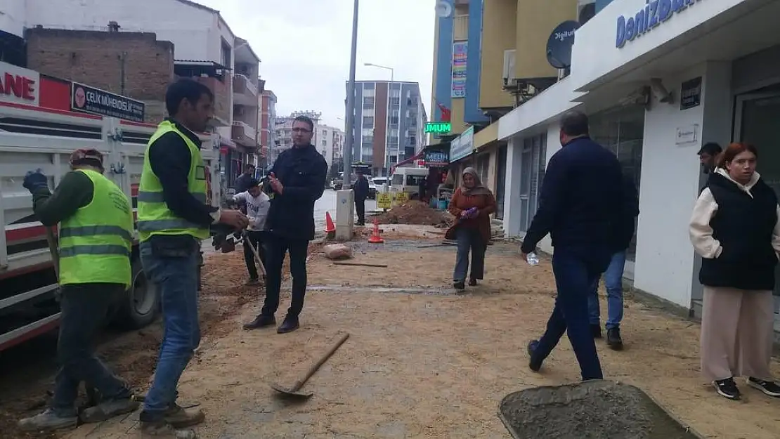 Kiraz'da Büyükşehir Belediyesi çalışmalarına devam ediyor