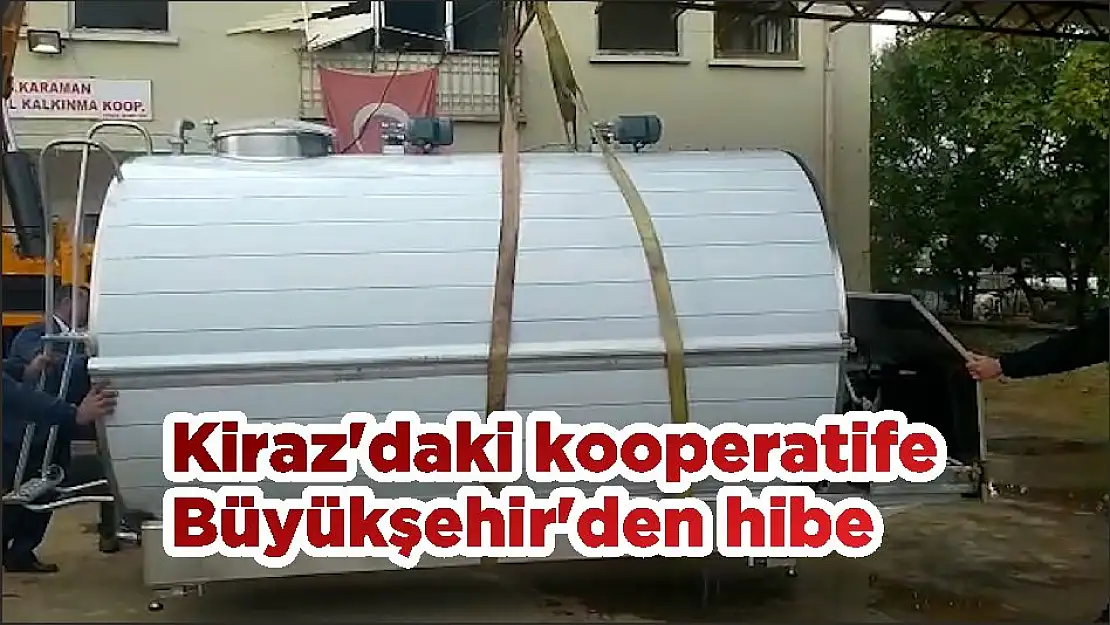 Kiraz'daki kooperatife Büyükşehir'den hibe