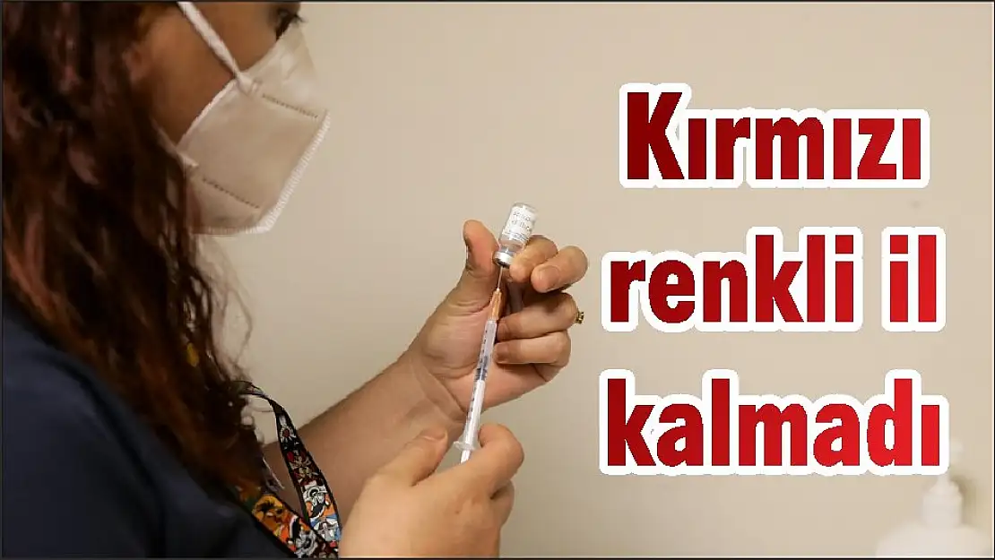 Kırmızı renkli il kalmadı