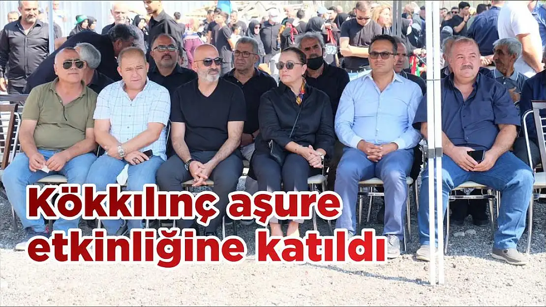 Kökkılınç aşure etkinliğine katıldı