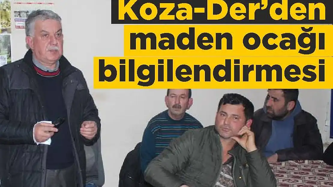 Koza–Der Başkanı Bağlı'dan basın açıklaması