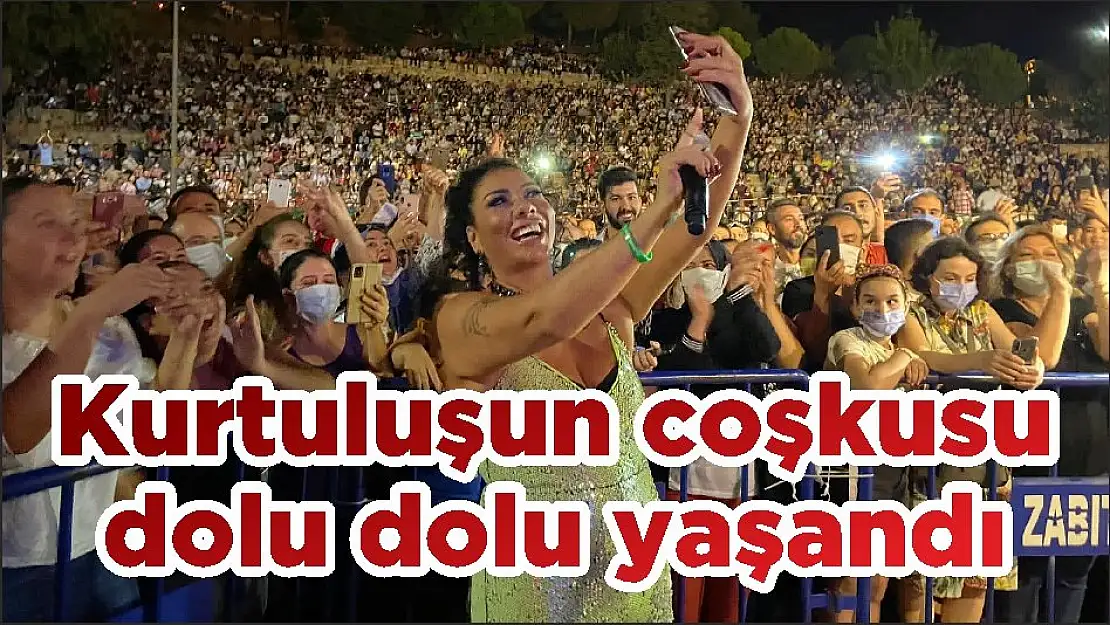 Kurtuluşun coşkusu dolu dolu yaşandı