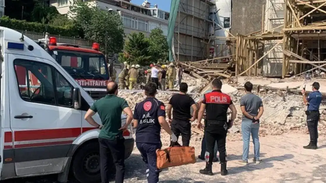 Kuruçeşme’de bina çöktü: 1 kişi enkaz altında