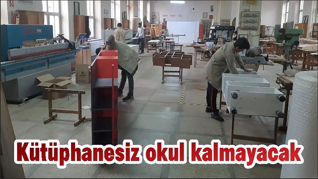 Kütüphanesiz okul kalmayacak