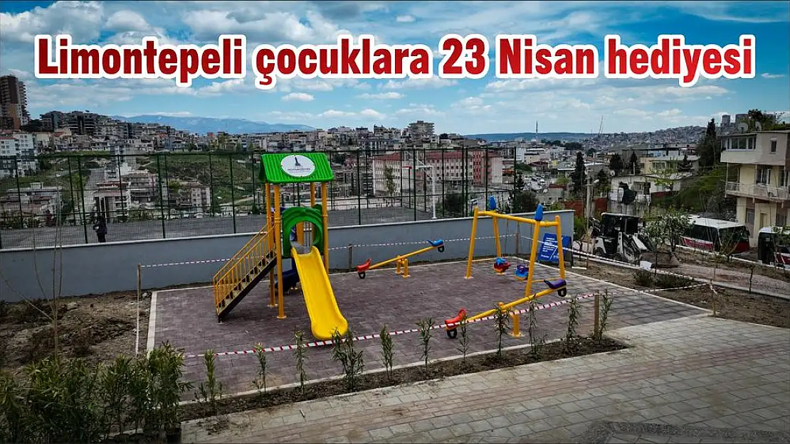 Limontepeli çocuklara 23 Nisan hediyesi