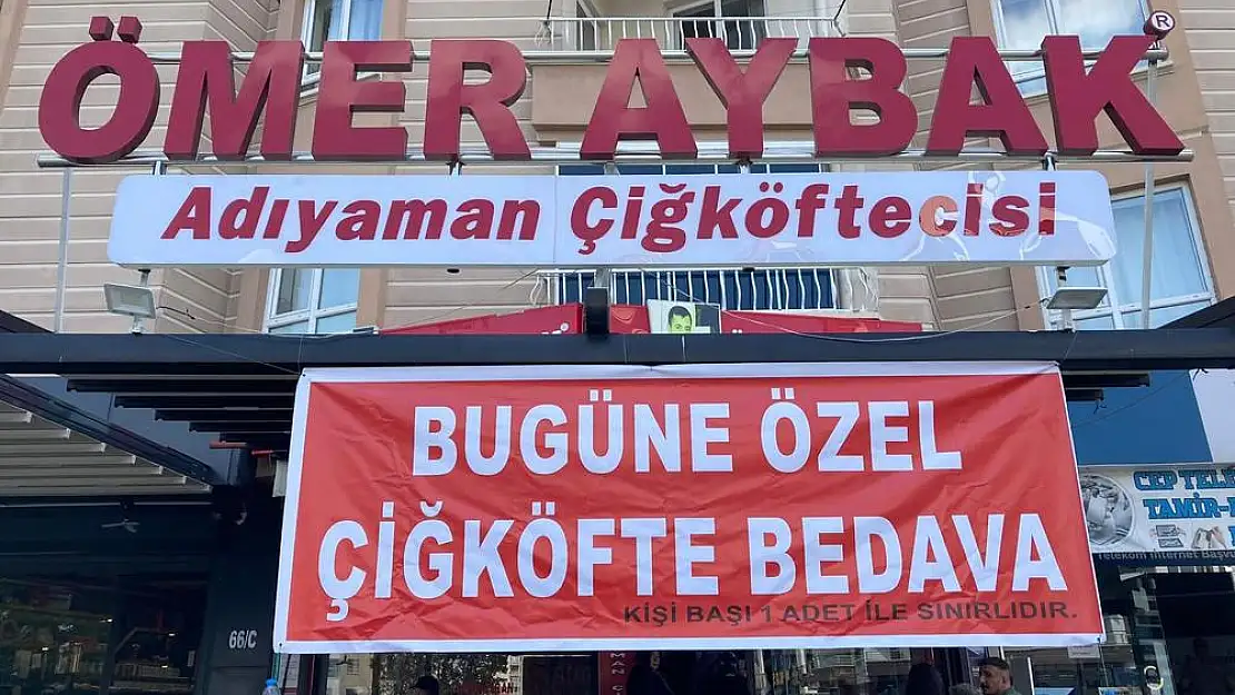 Lösemiyi yenen oğlu için çiğköfte dağıttı