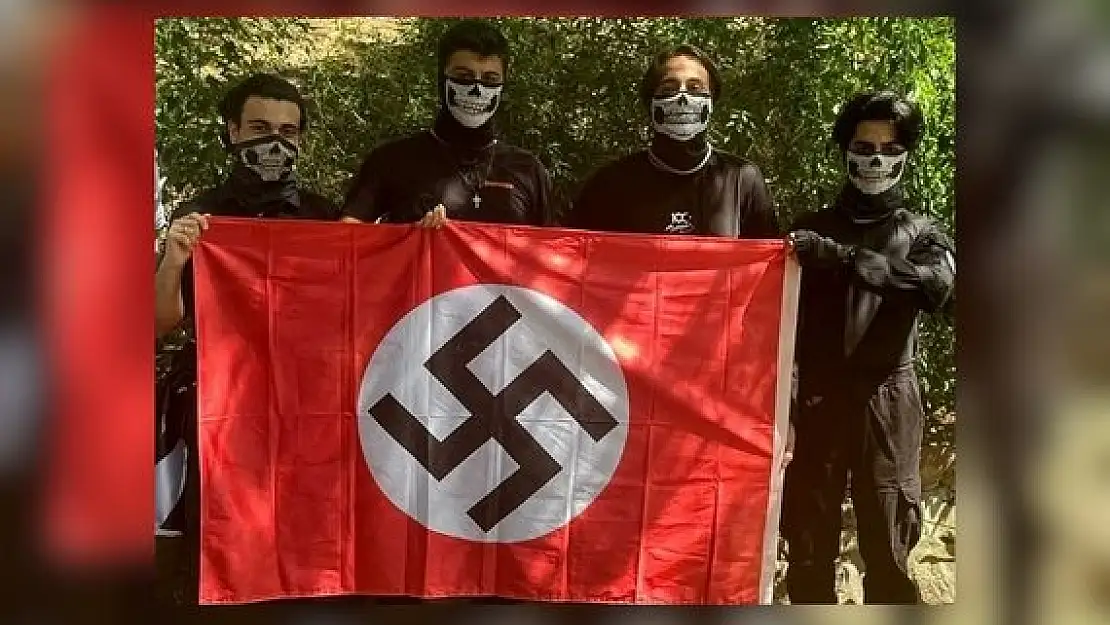 Maçka parkında Nazi gösterileri